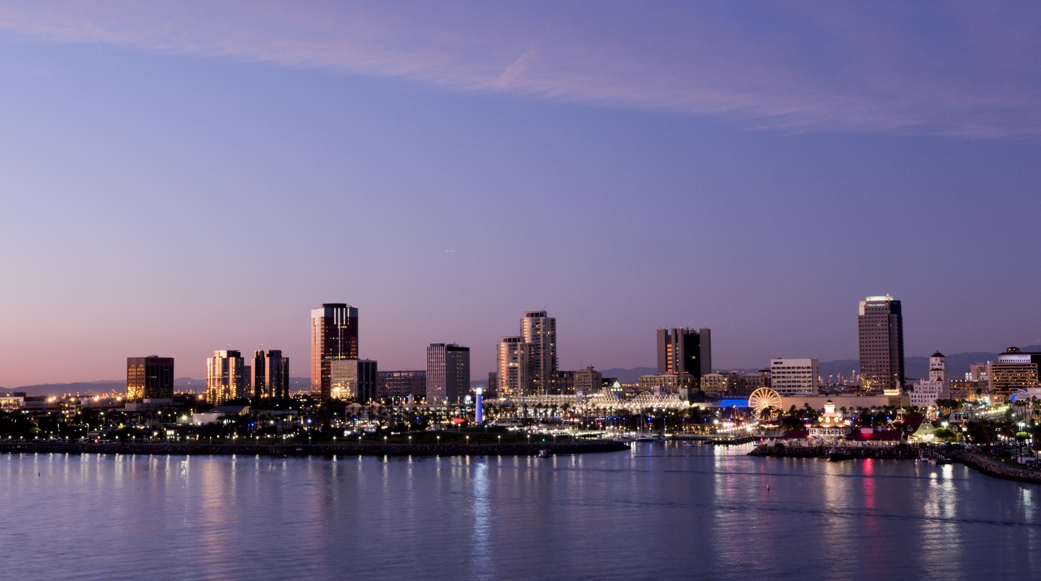 Download this Long Beach Skyline picture